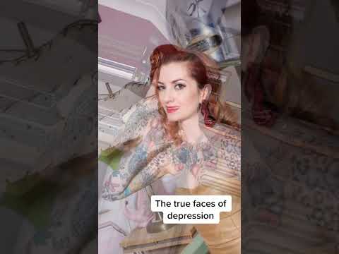 True Face of depression by CHERRY DOLLFACE shorts