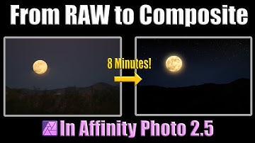From RAW to Composite in 8 minutes in Affinity Photo 2 5