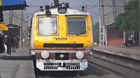 Aerodynamic Face Howrah-Barddshaman Chord Line EMU Local Arrive & Depart Quickly | Eastern Railways