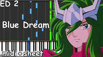 Saint Seiya - Blue Dream Piano Tutorial