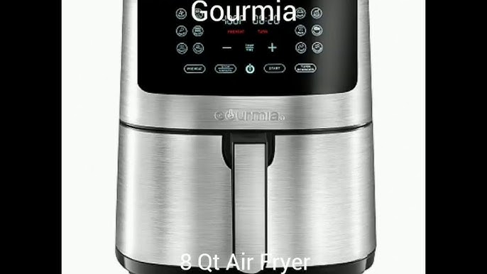 Gourmia 4 qt Digital Air Fryer with Guided Cooking, Black GAF486