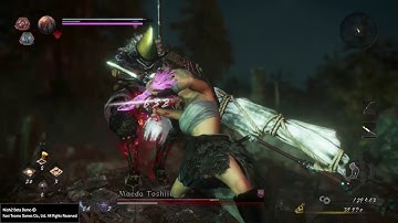 Nioh 2 - Maeda Toshiie  (No damage - Magic - skills - YS - Block - Parry)