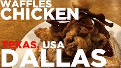 Waffles Chicken and Bacon Breakfast in Dallas, Texas 