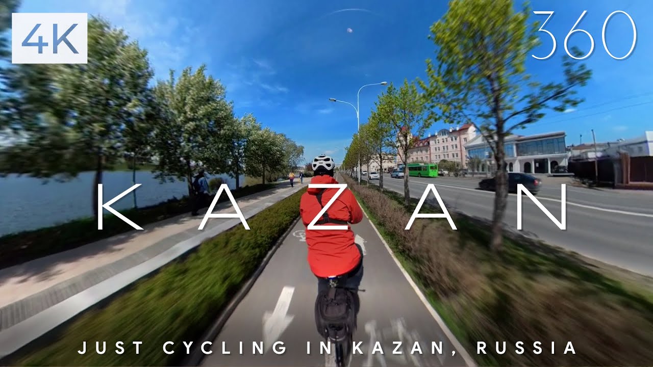 Cycling Kazan's Best Bike Paths & Attractions | 4K Ultra Wide POV Ride