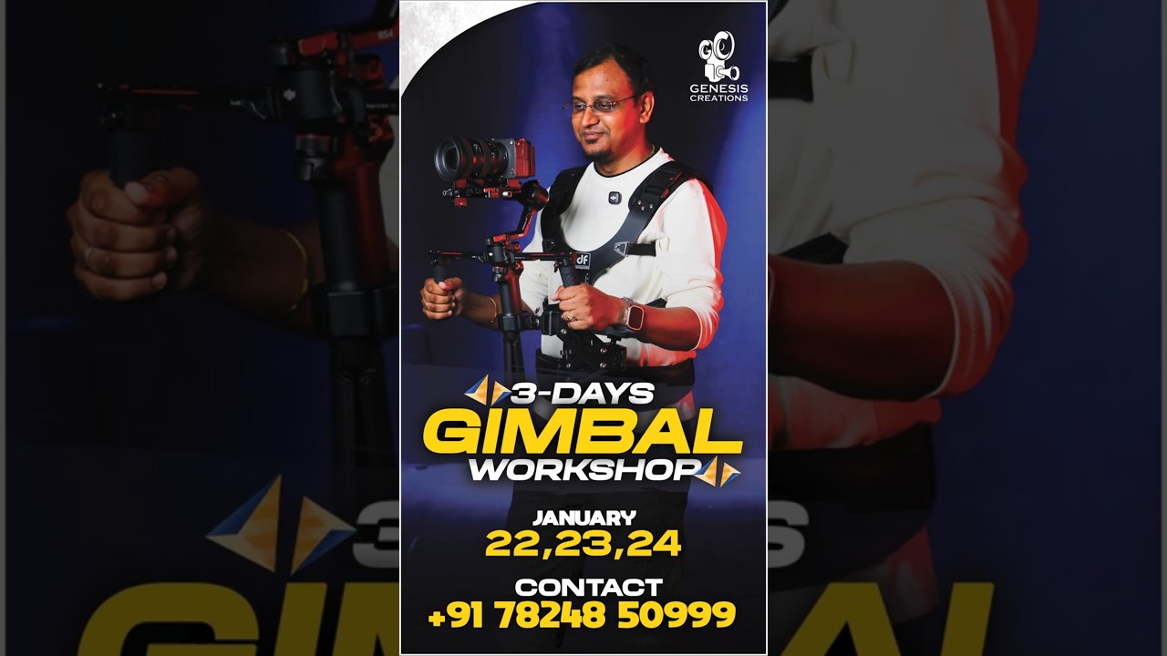 3-Day Professional Gimbal Workshop | Learn Cinematic Videography From Scratch 