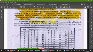 Lecture 31: Memory Management  Paging