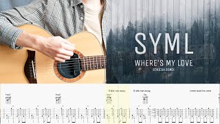 Syml - Where´s My Love (Guitar tutorial)