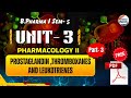 Prostaglandin | Thromboxanes | Leukotrienes | Pharmacology II | Part -3 | Unit- 3 | Sem -5 | B.Pharm