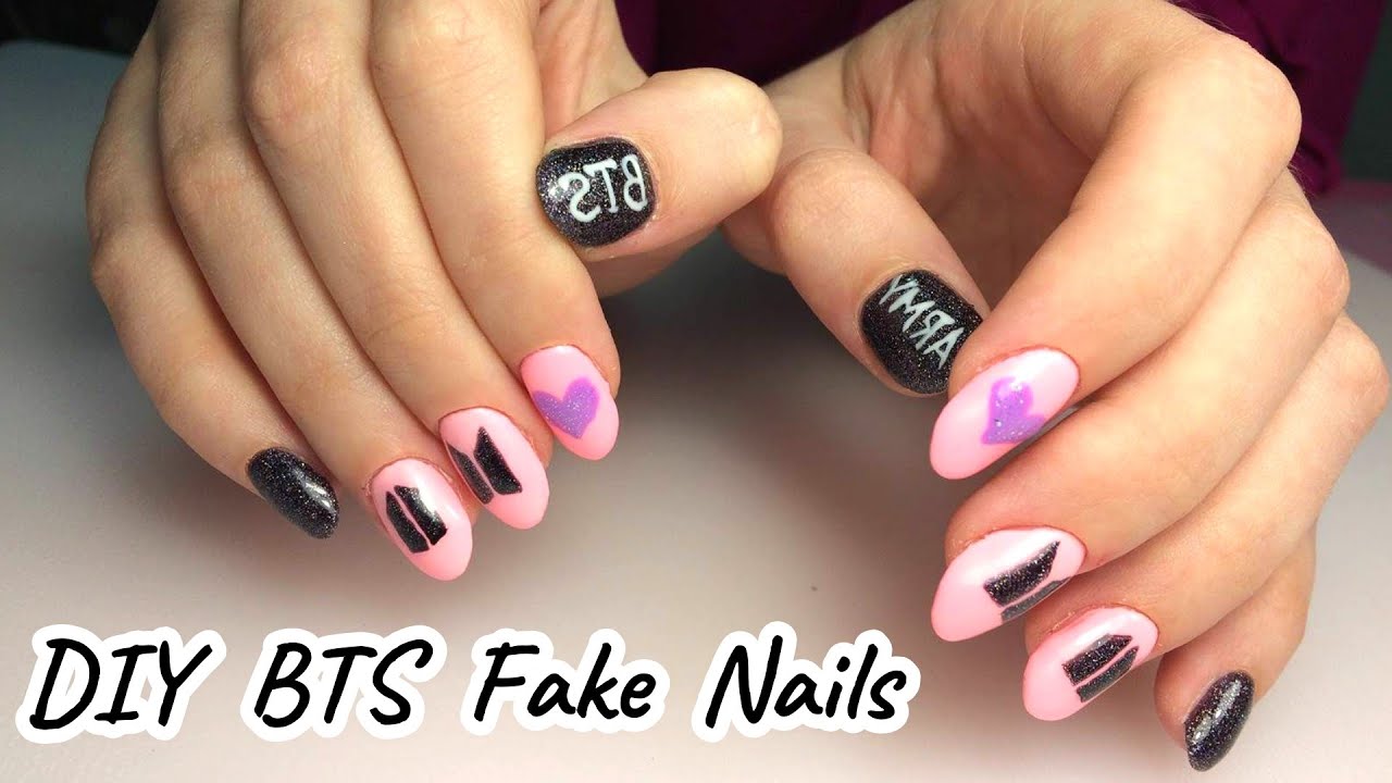 2. How to Achieve BTS V's Signature Nail Art - wide 2