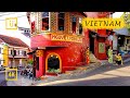 Walking in Vietnam. Da Lat (Dalat) city walk in downtown. Binaural Audio. [4K walking tour] 2021