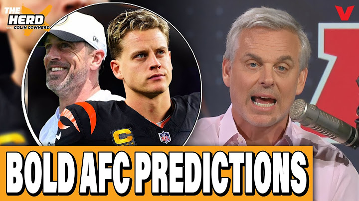 Colin Cowherd’s BOLD AFC predictions for 2025 NFL season, Aaron Rodgers | THE HERD