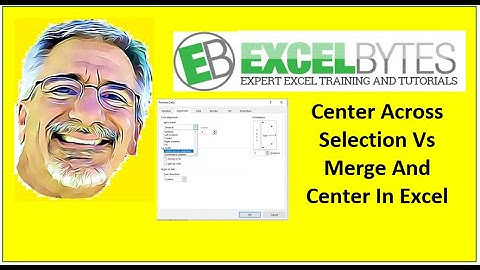 Center Across Selection Vs Merge And Center In Excel