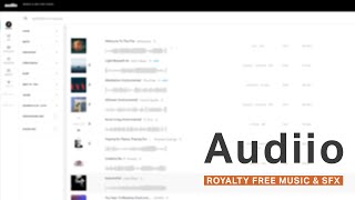 Audiio - LIFETIME Subscription for Royalty Free Music & SFX