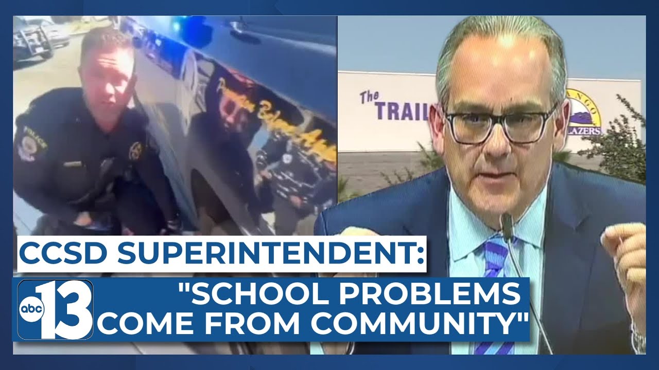 CCSD Superintendent says many school problems come from community - YouTube