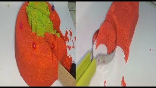 Very Satisfying and Relaxing Compilation 156 Kinetic Sand ASMR