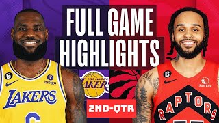 Los Angeles Lakers vs. Toronto Raptors Highlights 2nd-QTR HD | January 09 | 2023–24 NBA season