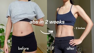 i tried Alexis Ren's 10MINUTE ab workout for 14 DAYS *results*