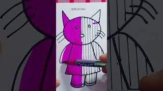 Rainbow Cat 😺 #art #cat #colour #rainbow #colourful #shorts #viral #trending