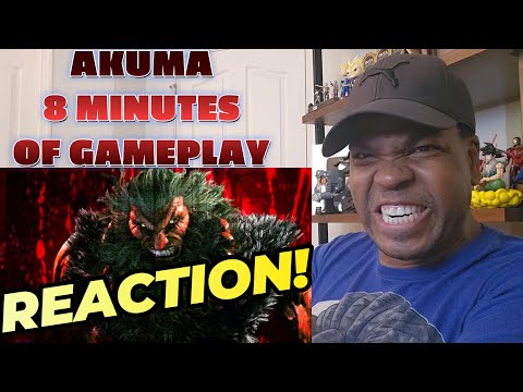 Street Fighter 6 - 8 Minutes of Akuma Gameplay - Reaction!