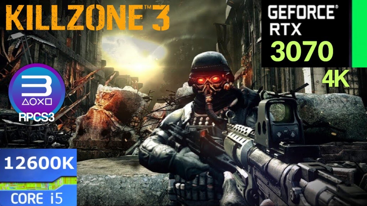 RPCS3 Emulator Killzone 3 4K 60FPS Unlocked | i5 12600K + RTX 3070