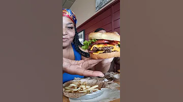 THE BEST BURGER I EVER HAD • MUKBANG • WAY BACK BURGER