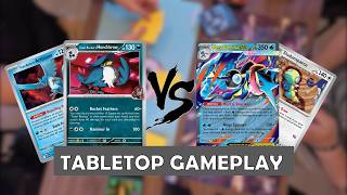 MEGA GRENINJA EX VS TEAM ROCKET'S HONCHCROW | TABLETOP GAMEPLAY