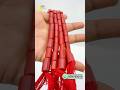 Premium Tube Shape Precious Coral Raw Material Beads for Handmade Jewellery Making | RH Jewellers