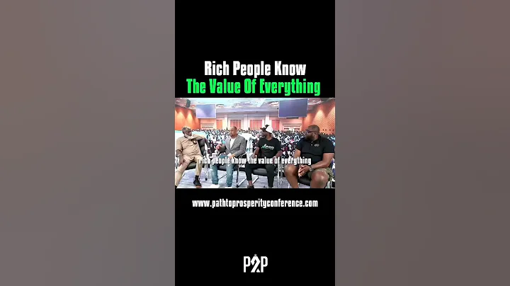 How RICH PEOPLE Know The Value Of Everything | Marvin Mitchell #shorts #money #investing