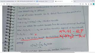 RANDOM PROCESSES, CLASSIFICATION , DISTRIBUTION AND DENSITY FUNCTION OF RANDOM PROCESSES