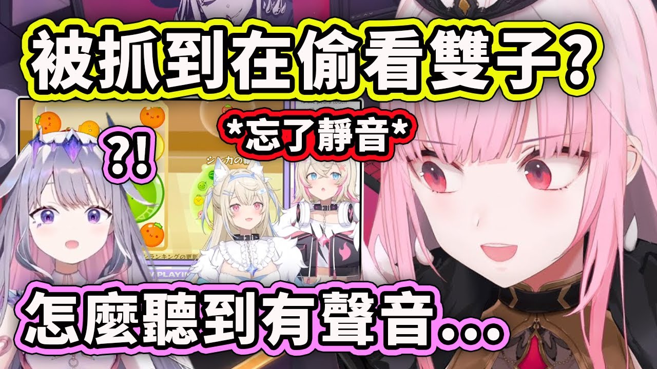 Calli 待機的時候傳出了FuwaMoco的聲音？上次是Biboo現在輪到雙子了www【Fuwamoco】【Mori Calliope】【Koseki Bijou】【Hololive 中文精華】
