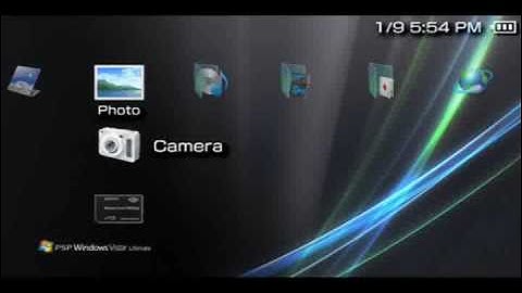 Windows Vista PSP Theme