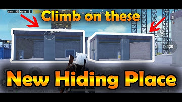 New Secret Place in Military Base for Hiding | Pubg Mobile | Tips and Tricks