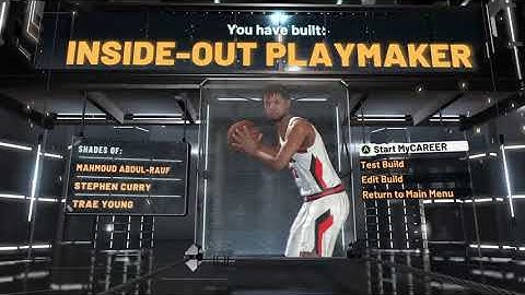 First Inside-Out Playmaker build in Nba 2k22 Current Gen!!! Can get (CONTACT DUNKS) And Dribble!!!