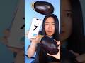 Eat 🍆 in __ bites! #eggplant #mukbang