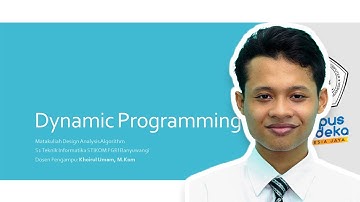 DAA Pertemuan 12 - Dynamic Programming