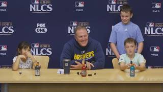 Pat Murphy Postgame Press Conference | Dodgers vs Brewers NLCS Game 2