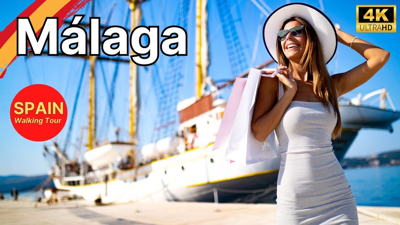 🇪🇦[4K 60fps] The City where Everyone wants to Live in☀️ MÁLAGA City Centre Walking Tour