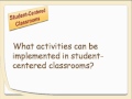 How to make your classroom student-centred