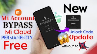 mi account remove | unlock tool mi cloud free| solve *activate this device* mi account bypass  free