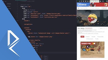 Website design/code Speed Art - Profile page [Jade, SASS, jQuery] [Atom]