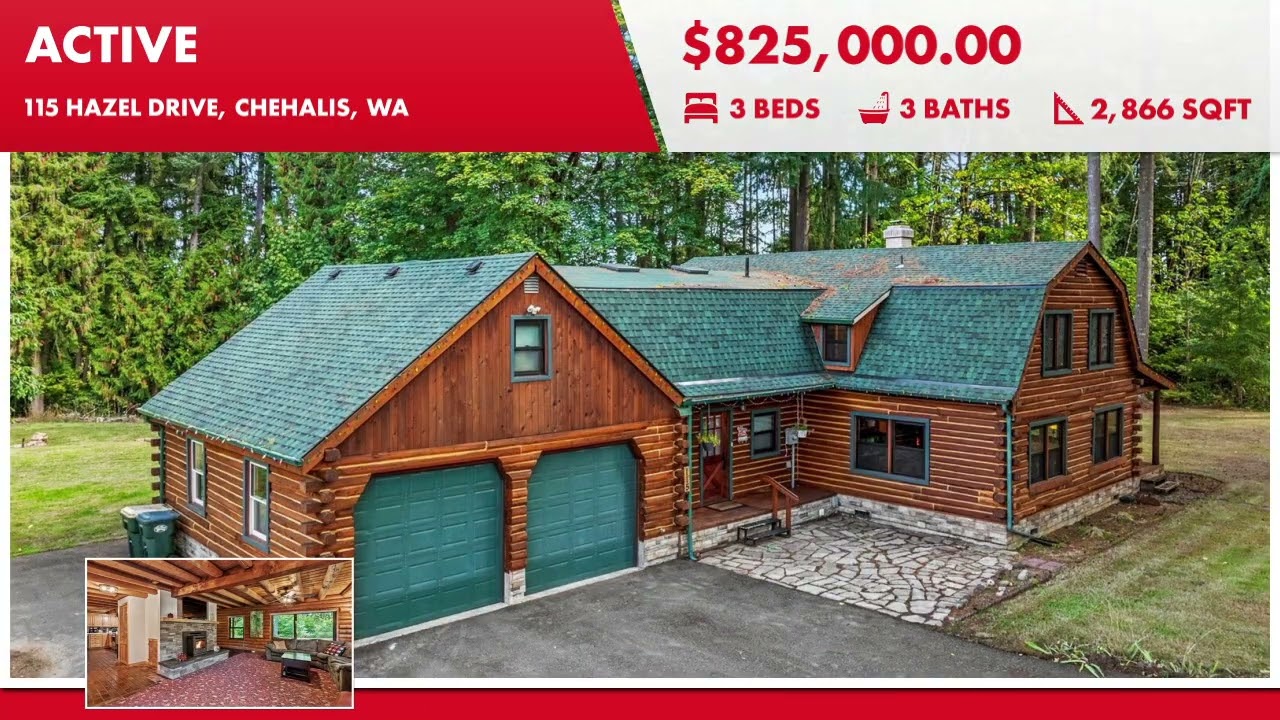 Active in 115 Hazel Drive, Chehalis, WA Contact me for a showing!