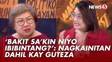 Usec. Claire Castro, Malou Tiquia, nagkainitan nang mapag-usapan kung nasaan si Guteza