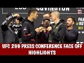 Full UFC 296 Press Conference Face off Highlights