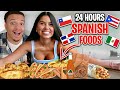 Letting MY SPANISH GIRLFRIEND Decide What I Eat for 24 Hours!! (BOYFRIEND VS GIRLFRIEND FOOD)