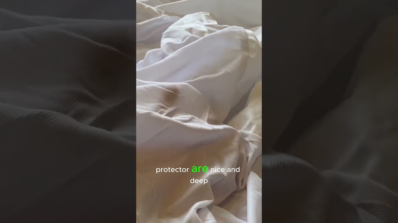 purple mattress protector bed sheet   