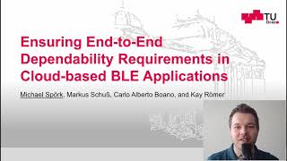 EWSN'21 - Paper Session 2 - Ensuring End-to-End Dependability Requirements in Cloud-based... screenshot 5