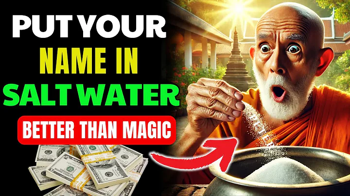 Put YOUR NAME in SALT WATER and get ready to have everything you want| Buddhist Teachings