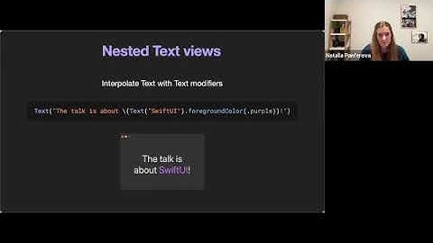 Natalia Panferova - Mysteries of SwiftUI Text View