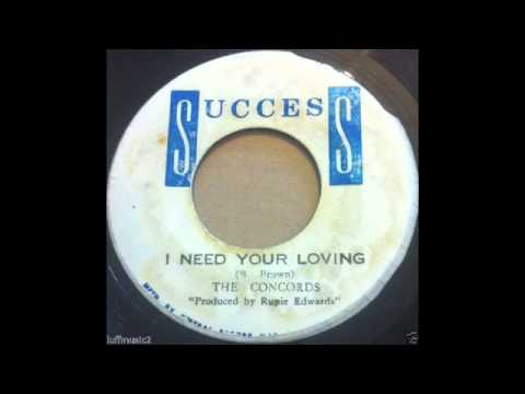 洋楽 The Concords - Buttoo/I Need Your Loving The Concords – Buttoo / I Need Your Loving – Vinyl (7