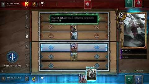Gwent The Witcher Card Game Tutorial and Multiplayer #1 (Part 1)